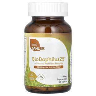 Probiotics Zahler (BioDophilus100) 25 billion 120 capsules