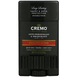 Cremo, Антиперспірант та дезодорант, № 13, резервна суміш, 2,65 унції (75 г)