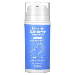 Purito, Dermide Relief Barrier, зволожувальний засіб, для сухої та чутливої шкіри, 100&nbsp;мл (3,38&nbsp;рідк. унції)