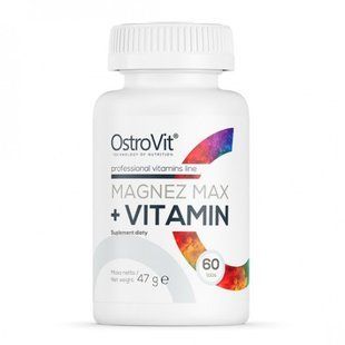 Магний + витамины OstroVit (MAGNEZ MAX + VITAMIN) 60 таблеток купить в Киеве и Украине
