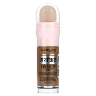 Maybelline, Instant Age Rewind, Perfector 4-в-1 для макіяжу, середній/теплий, 2,5 мл, 20 мл (0,68 рідк. унції)