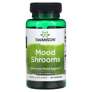Swanson, Mood Shrooms, 60 Capsules купить в Киеве и Украине