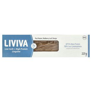 LIVIVA Low-Carb, High-Protein Linguine Pasta 225g