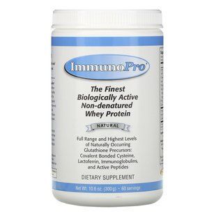 ImmunoPro, Неденатурированный сывороточный протеин, Натуральный, Well Wisdom, 10,6 унций (300г) купить в Киеве и Украине