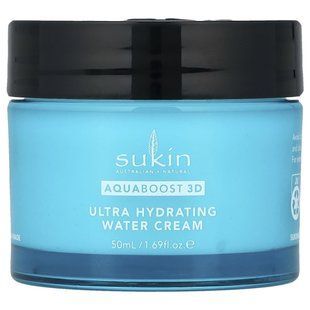 Sukin, AquaBoost 3D, Hyaluronic Acid Water Gel Cream, 1.69 fl oz (50 ml) купить в Киеве и Украине