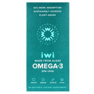 iWi, Омега-3 ЕПК + ДГК, 30 м'яких таблеток