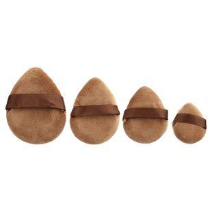 J.Cat Beauty, Assorted Brown Puffs, BR58, 4 Count купить в Киеве и Украине
