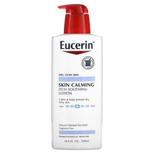 Успокаивающий лосьон для кожи, без отдушек, Skin Calming Body Lotion, For Dry, Itchy Skin, Eucerin, 500 мл купить в Киеве и Украине