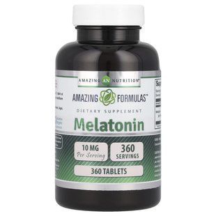 Amazing Nutrition, Melatonin, 10 mg, 360 Tablets купить в Киеве и Украине