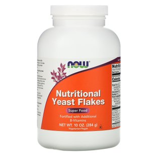 Пивные дрожжи хлопья Now Foods (Nutritional Yeast Flakes) 284 г купить в Киеве и Украине