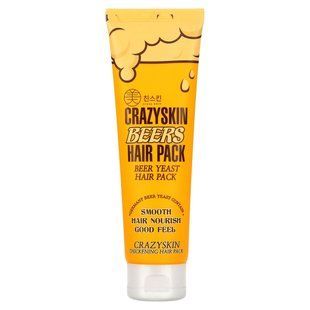 Пивной дрожжевой пакет для волос, Beer Yeast Hair Pack, Crazy Skin, 200 г купить в Киеве и Украине