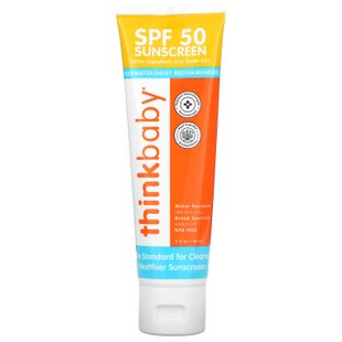 Thinkbaby, солнцезащитный крем SPF50+, Think, 3 жидких унции (89 мл) купить в Киеве и Украине