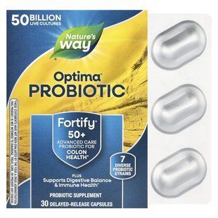 Пробіотики 50+ Nature's Way (Primadophilus Optima) 50 млрд 30 капсул