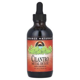 Детокс від важких металів з кінзою та хлорелою Source Naturals (Cilantro Metal Detox with Chlorella) 118 мл