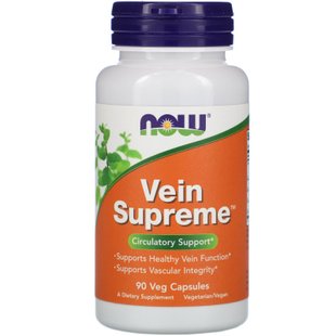 Витамины для поддержки вен Now Foods (Vein Supreme) 90 капсул купить в Киеве и Украине