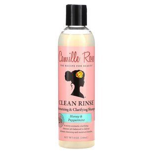 Camille Rose, Clean Rinse, Moisturizing & Clarifying Shampoo, Honey & Peppermint, 8 oz (240 ml) купить в Киеве и Украине
