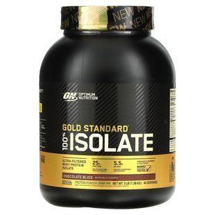 Gold Standard, 100% ізолят, шоколадний Блісс, Optimum Nutrition, 1,36 кг