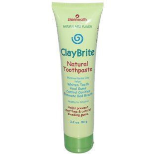 ClayBrite, Натуральная зубная паста, натуральная мята, Zion Health, 3,2 унции (92 г) купить в Киеве и Украине