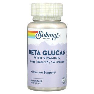 Solaray, Beta Glucan with Vitamin C, 60 VegCaps купить в Киеве и Украине