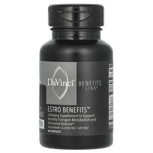 DaVinci Laboratories of Vermont, Benefits, Estro Benefits, 60 капсул