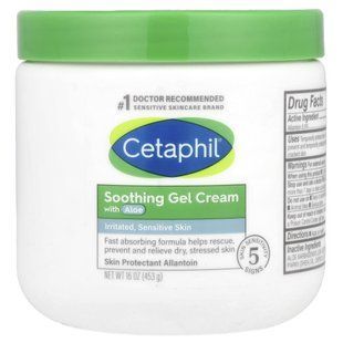 Cetaphil, Успокаивающий гель-крем с алоэ, средний, без запаха, 16 унций (453 г) купить в Киеве и Украине