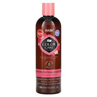 Hask Beauty, Color Care, Color Protection Conditioner, Made with Rose Oil, Peace, 12 fl oz (355 ml) купить в Киеве и Украине