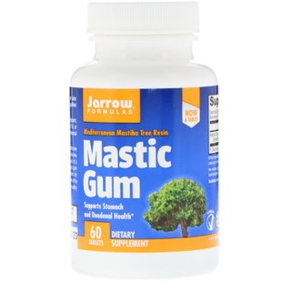 Мастиковая смола, Mastic Gum, Jarrow Formulas, 60 растительных капсул купить в Киеве и Украине