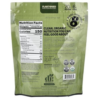 Dr. Murray's Organic Plant Protein 453.59 g matcha