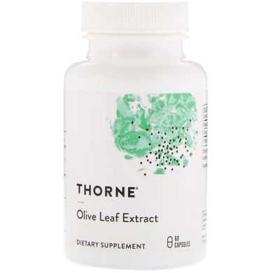 Екстракт оливкового листя Thorne Research (Olive Leaf Extract) 500 мг 60 капсул
