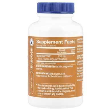 The Vitamin Shoppe, NutraFlora&reg; FOS Probiotic, 750 mg, 100 Capsules купить в Киеве и Украине