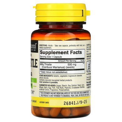 Milk thistle extract (whole plants), Mason Natural, 500 mg, 60 capsules