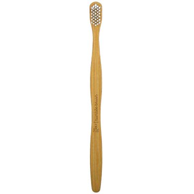 The Humble Co., Зубна щітка Humble Bamboo, для дорослих, біла, 1 зубна щітка