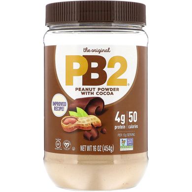 Арахісова олія PB2 (сухий порошок) з шоколадом, PB2 Foods, 16 унцій (453,6 г)