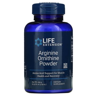 Аргинин Орнитин Life Extension (Arginine Ornithine Powder) 150 г купить в Киеве и Украине