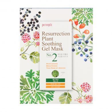 Заспокійлива гелева маска з екстрактом плаунка, Petitfee, 10 шт, 30 г кожна
