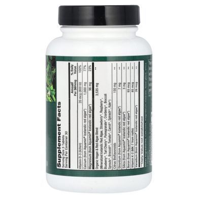 Веганський кальцій, Vegan Planet-Based Calcium, PlantFusion, 1000 мг, 90 таблеток