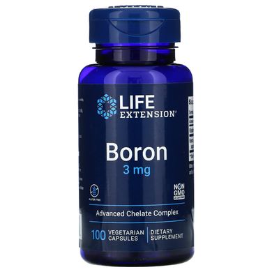 Бор Life Extension (Boron) 3000 мкг 100 капсул купить в Киеве и Украине