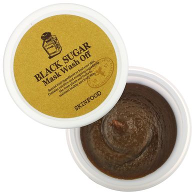 Маска-скраб для обличчя Skinfood (Black Sugar Mask Wash Off) 100 г