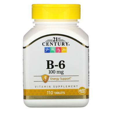 Вітамін B6 21st Century (Vitamin B6) 110 таблеток