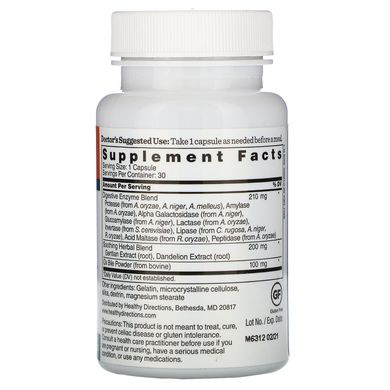 Травні ферменти, Digestive Enzyme Advantage, Dr. Williams, 30 капсул