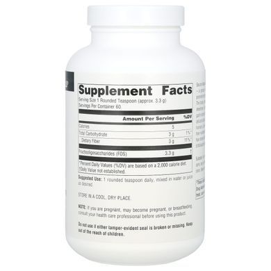 Fructooligosaccharides Source Naturals (FOS) 200 g