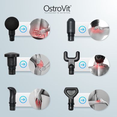 OstroVit-Масажний пістолет OstroVit Massage Gun купить в Киеве и Украине