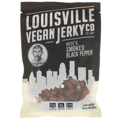 Копчений чорний перець, Louisville Vegan Jerky Co, 85 г