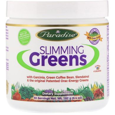 Рослинний засіб для схуднення Paradise Herbs (Sliming Greens) 182 г
