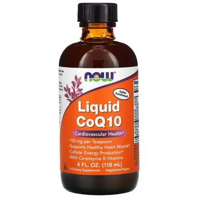 Рідкий коензим Q-10 Now Foods (Liquid CoQ10) 118 мл