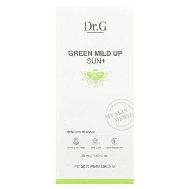 Dr. G, Green Mild Up Sun+, SPF 50+ PA ++++, 1.69 fl oz (50 ml) купить в Киеве и Украине
