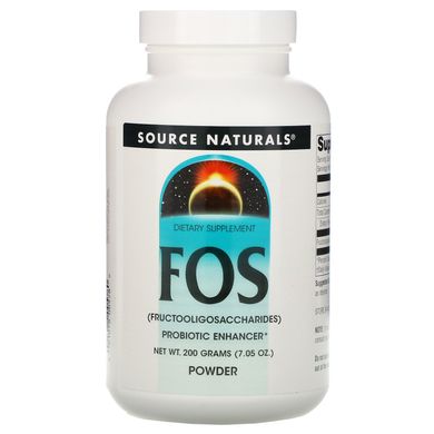 Фруктоолігосахариди Source Naturals (FOS) 200 г