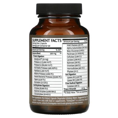 Суміш травних ферментів Sunwarrior (Enzorb Digestive Enzymes) 500 мг 90 капсул