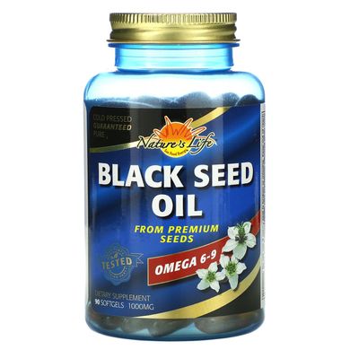 Масло чорного кмину Health From The Sun (Black Seed Oil) 1000 мг 90 капсул