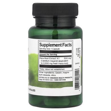 Maca Swanson (Maca) 500 mg 60 capsules